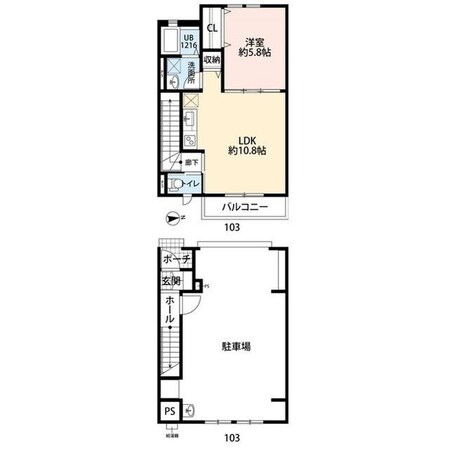 ＨＯＵＢＢＹの物件間取画像